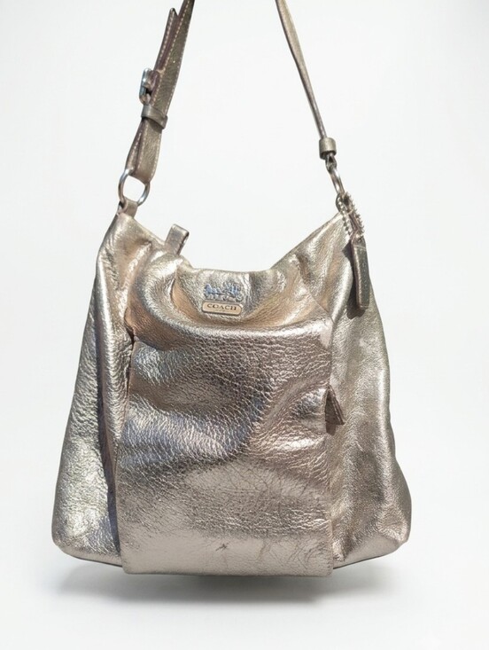 Coach Handbags - Coach Madison Isabelle Metallic Leather Slouchy Hobo 2012